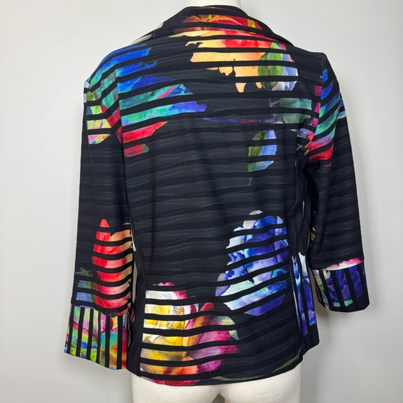 Joseph Ribkoff Vibrant Patterned Blazer - Picture 3 of 8